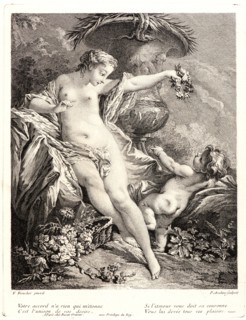 Pierre-Alexandre Aveline (French, 1702-1760) after FranÃ§ois Boucher (French, 1703-1770). Venus and