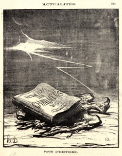 Honoré Daumier (French, 1808 - 1879). Page d'histoire, 1870. From Actualités. Lithograph on