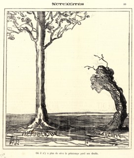 Honoré Daumier (French, 1808 - 1879). Ou il n'y a plus de sÃ¨ve le printemps perd ses droits, 1872.