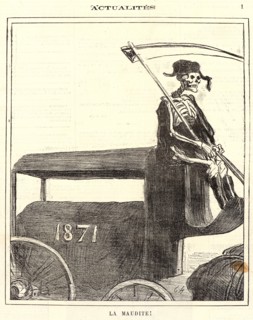 Honoré Daumier (French, 1808 - 1879). La maudite!, 1872. From Actualités. Lithograph on newsprint