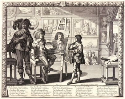 Abraham Bosse (French, 1602-1676). Le Noble Peintre, 1642 (possibly). Engraving.