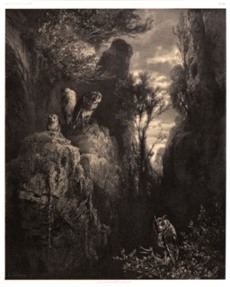 Alexandre Calame (Swiss, 1810 - 1864). Twilight (Le Crepuscule), 1852. From Oeuvres de A. Calame.
