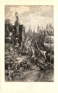 Rodolphe Bresdin (French, 1822 - 1885). My Dream (Mon RÃªve), 1883. Etching. First state, before