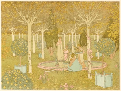 Gaston de Latenay (French, 1859 - 1943). Le Parc, 1897. Color lithograph on wove paper. Sheet: 405