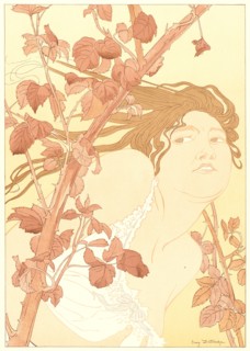 Henri Detouche (French, 1854 - 1913). In the Brambles (Dans les Ronces), ca. 1898. Color lithograph