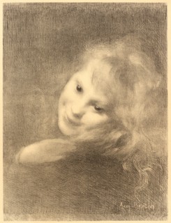 Armand Berton (French, 1854 - 1927). Rieuse, ca. 1897. Lithograph on wove paper. Sheet: 405 mm x