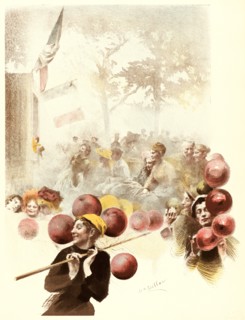 P. Dillon (French, active 19th century). Polichinelle, ca. 1898. Color lithograph on wove paper.