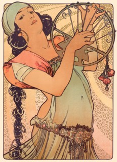 Alphonse Mucha (Czech, 1860 - 1939). Salomé, ca. 1897. Color lithograph on wove paper. Sheet: 405