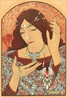 Marcel Lenoir (French, 1872 - 1931). Invocation, ca. 1897. Color lithograph printed in five colors