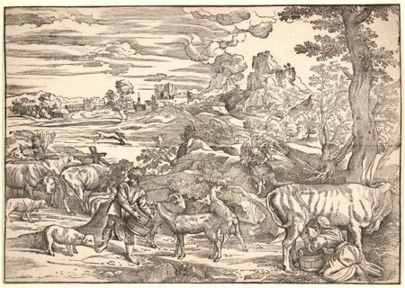 Attributed to NicolÃ² Boldrini (Italian, born ca. 1500) after Titian (Italian (Venetian), ca. 1488