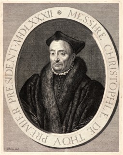 Jean Morin (French, ca. 1590 - 1650). Christophe de Thou, 17th century. Etching and engraving.