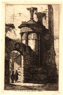 Charles Meryon (French, 1821 - 1868). Entrée du Couvent des Capucins FranÃ§ais Ã  AthÃ¨ns, 1854.