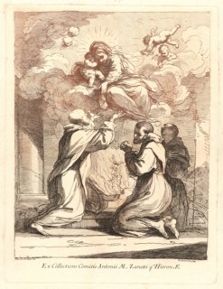 Francesco Bartolozzi (Italian, 1727-1815) after Guercino (Italian, 1591 - 1666). Madonna and Child
