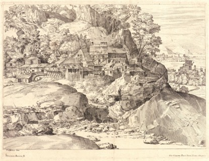 Dominique BarriÃ¨re (French, 1610-1678) after Titian (Italian (Venetian), ca. 1488-1576). Village