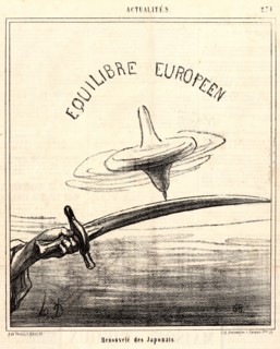 Honoré Daumier (French, 1808 - 1879). Renovelé des Japonais, 1867. From Actualités. Lithograph on