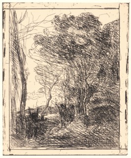 Jean-Baptiste-Camille Corot (French, 1796 - 1875). La Ronde Gauloise, 1857. From Quarante