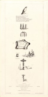 Charles Meryon (French, 1821 - 1868). Rebus: Béranger was not really strong, for he never had the