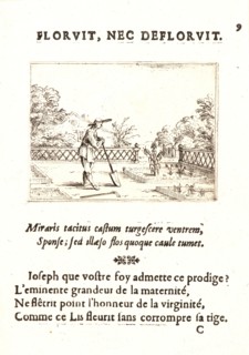 Jacques Callot (French, 1592 - 1635). Le Jardinier, 17th century. From The Life of the Virgin in