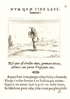Jacques Callot (French, 1592 - 1635). Personnage Lavant une Perle, 17th century. From The Life of