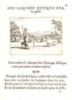 Jacques Callot (French, 1592 - 1635). La Chasseresse, 17th century. From The Life of the Virgin in