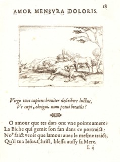Jacques Callot (French, 1592 - 1635). La Biche qui Pleure son Faon, 17th century. From The Life of