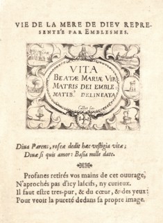 Jacques Callot (French, 1592 - 1635). Frontispiece, 17th century. From The Life of the Virgin in