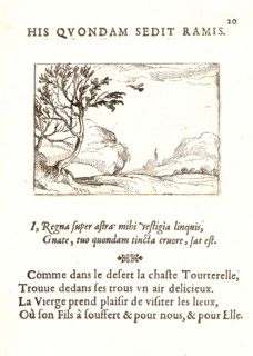 Jacques Callot (French, 1592 - 1635). Tourterelle Volant dans le Desert, 17th century. From The