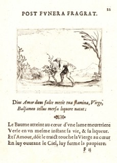 Jacques Callot (French, 1592 - 1635). Homme Coupant Baumier, 17th century. From The Life of the