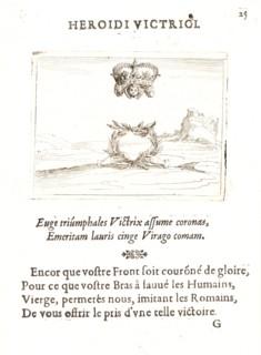 Jacques Callot (French, 1592 - 1635). Les Deux Couronnes, 17th century. From The Life of the Virgin