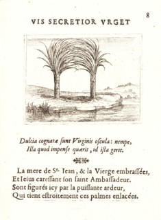 Jacques Callot (French, 1592 - 1635). Les Deux Palmiers, 17th century. From The Life of the Virgin