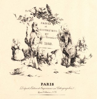 Henry Bonaventure Monnier (French, 1799/1805 - 1877). Frontispiece for The 18th Century and Today
