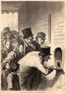 C. Maurand (French, active 19th century) after Honoré Daumier (French, 1808 - 1879). Un Guichet de