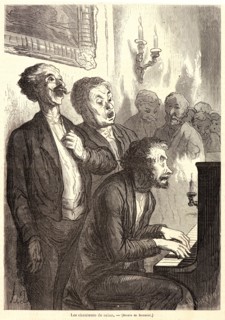 C. Maurand (French, active 19th century) after Honoré Daumier (French, 1808 - 1879). Les Chanteurs