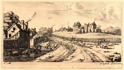 Charles Meryon (French, 1821 - 1868) after Reinier Zeeman (Dutch, ca. 1623 - ca. 1668). Entrance to
