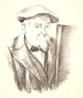 Paul Cézanne (French, 1839 - 1906). Self Portrait of the Artist, ca. 1896-1897. Lithograph.