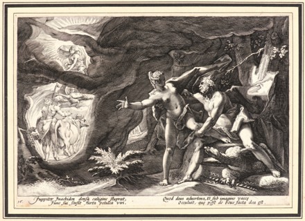 Anonymous after Hendrick Goltzius (Dutch, 1558 - 1617). Jupiter and Io, ca. 1589. From