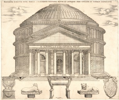 Nicolas Béatrizet (French, born 1507 or 1515, died ca. 1565). Pantheum Romanum..., 1549. Engraving.