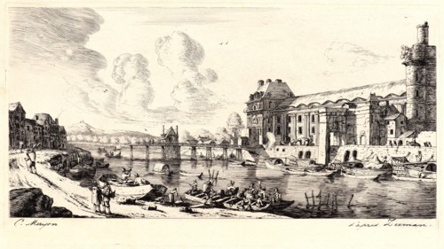 Charles Meryon (French, 1821 - 1868) after Reinier Zeeman (Dutch, ca. 1623 - ca. 1668). Le Pavillon