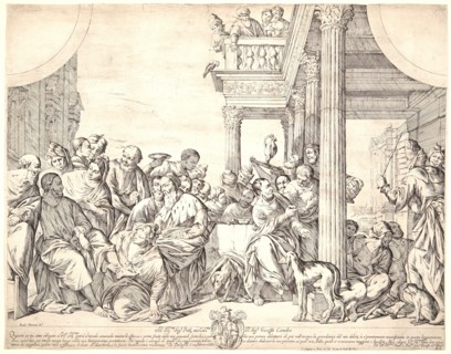 Giuseppe Maria Mitelli (Italian, 1634 - 1718) after Paolo Veronese (Italian, 1528 - 1588). St.