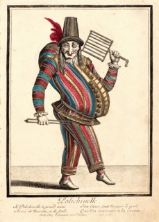Nicolas Bonnart (French, 1636 - 1718). Polichinelle, ca. 1680-1690. From Five Characters from the