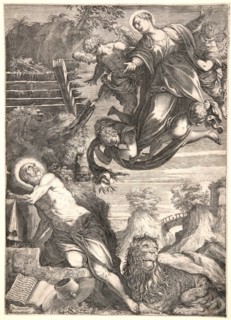Agostino Carracci (Italian, 1557-1602) after Jacopo Tintoretto (Italian (Venetian), 1519 - 1594).