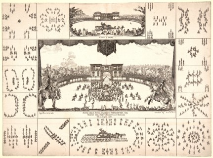 Stefano Della Bella (Italian, 1610 - 1664). Carrousel executé Ã  Florence pour le mariage du