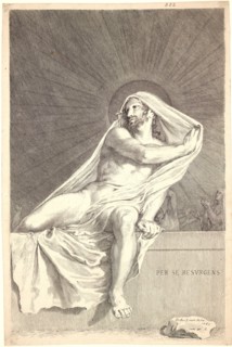 Claude Mellan (French, 1598 - 1688). The Resurrection of Christ (Per Se Resurgens), 1683. Engraving