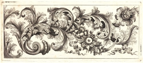 Domenico Bonavera (aka Domenico Bonaveri) (Italian, ca. 1640 - ca. 1700). Plate 10 from the set of