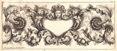 Domenico Bonavera (aka Domenico Bonaveri) (Italian, ca. 1640 - ca. 1700). Plate 1 from the set of