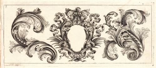 Domenico Bonavera (aka Domenico Bonaveri) (Italian, ca. 1640 - ca. 1700). Plate 7 from the set of