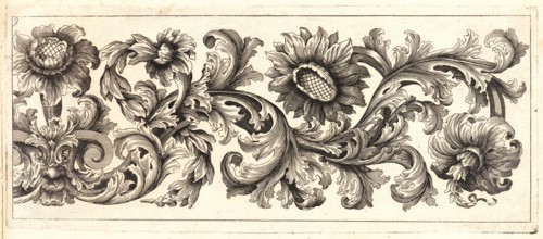 Domenico Bonavera (aka Domenico Bonaveri) (Italian, ca. 1640 - ca. 1700). Plate 9 from the set of