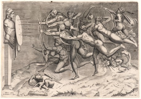 Attributed to Nicolas Béatrizet (French, born 1507 or 1515, died ca. 1565) after Michelangelo
