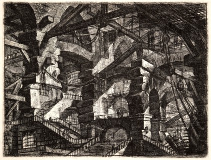 Giovanni Battista Piranesi (Italian, 1720 - 1778). The Gothic Arch, 1761. From Carceri d'Invenzione