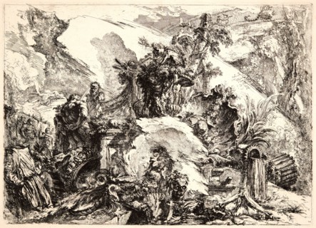 Giovanni Battista Piranesi (Italian, 1720 - 1778). The Skeletons, ca. 1745. From Grotteschi.